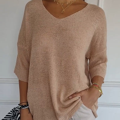 Anna | V-Neck Knit Top