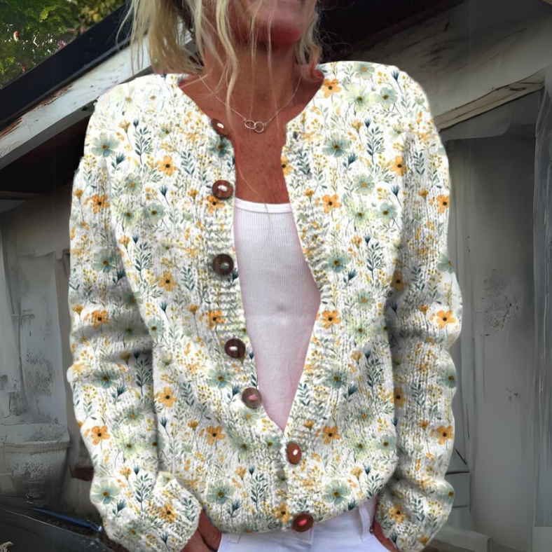 Naomi | Autumn Floral Cardigan