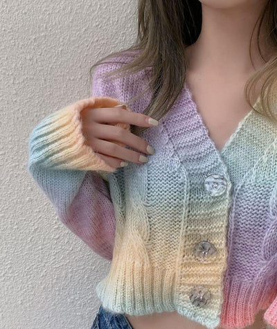Maple Sarah | Rainbow Cardigan