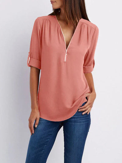 Jenna | Zip Blouse Grace