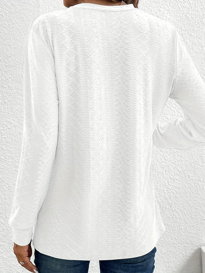 Rachel’s | Textured Button Blouse