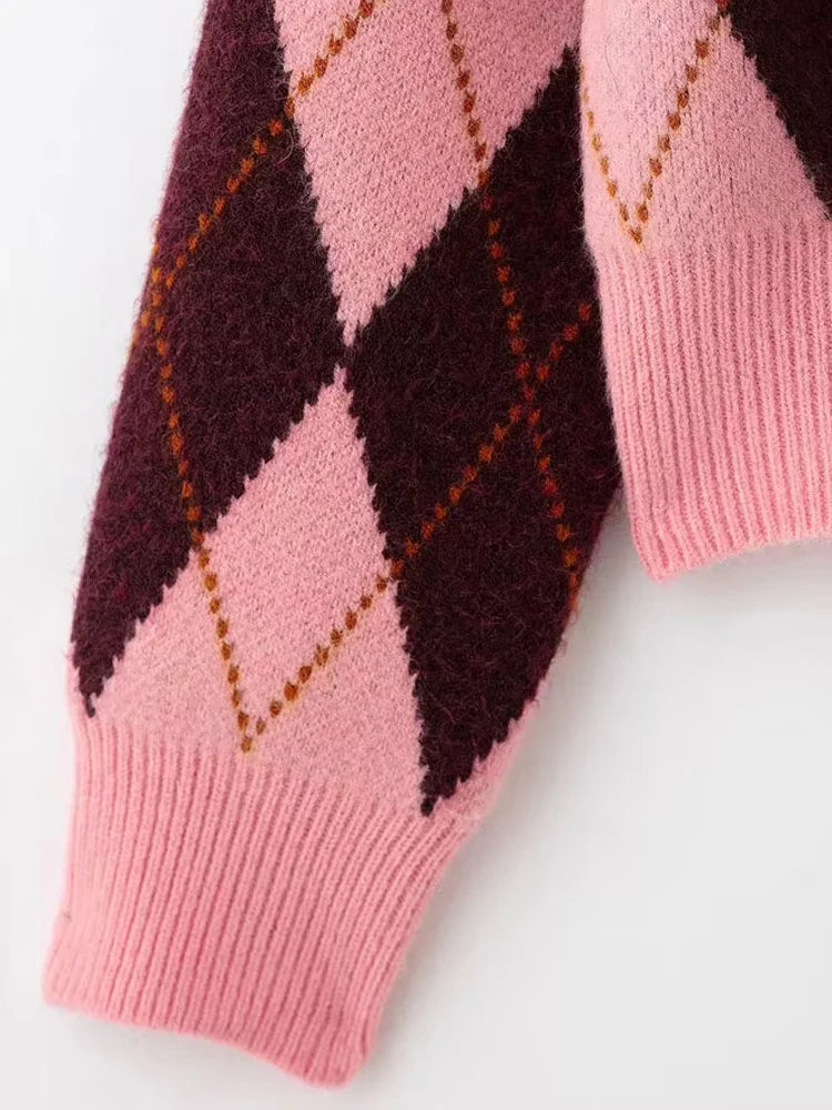 Lauren’s | Argyle Knit Cardigan