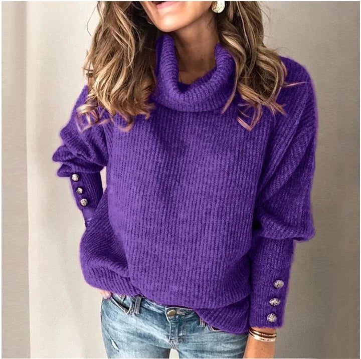 Hailey’s | Casual Knit Turtleneck Sweater