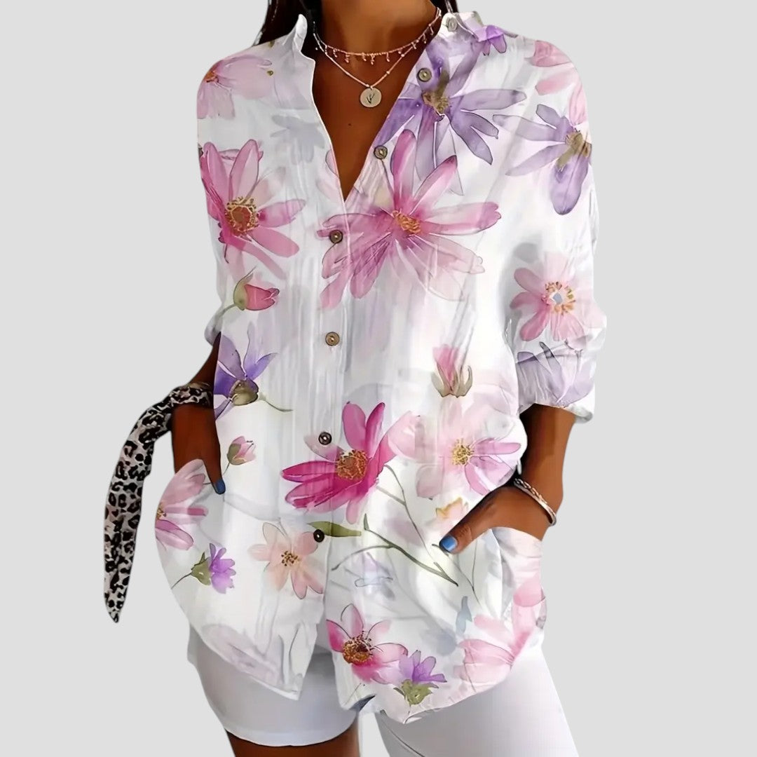 Aya| Bloom Summer Blouse